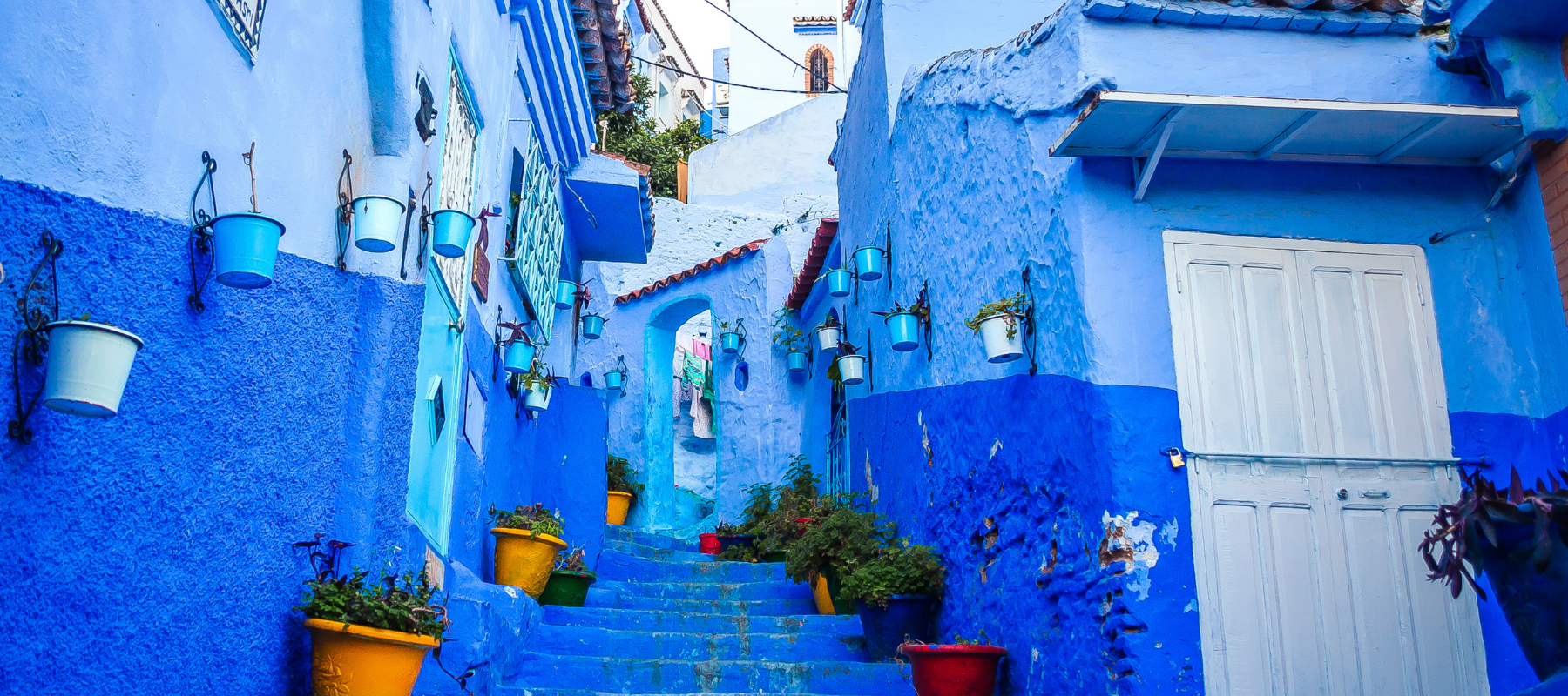 Chefchaouen's blue walls