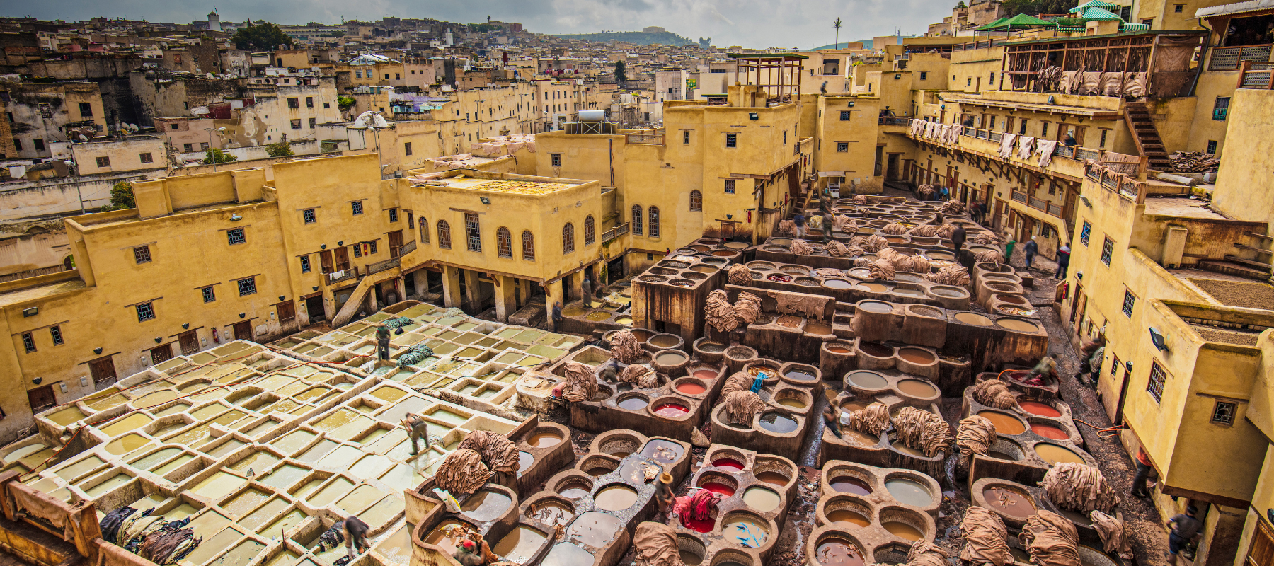 Chouara tanneries in Fez