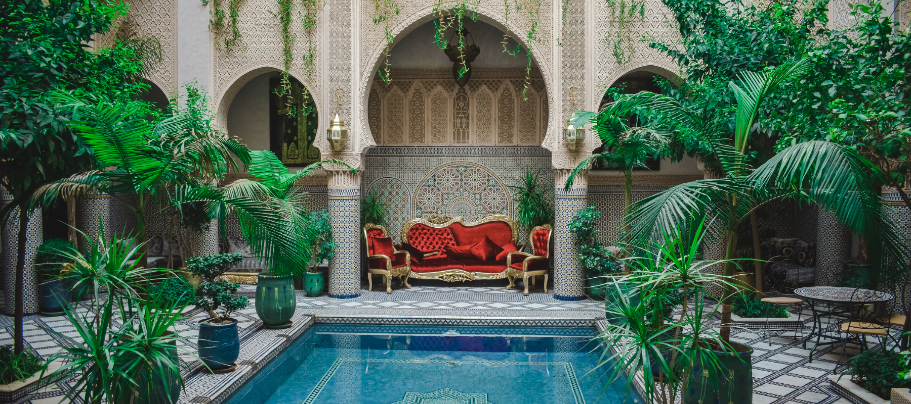 A Moroccan Riad with a pool