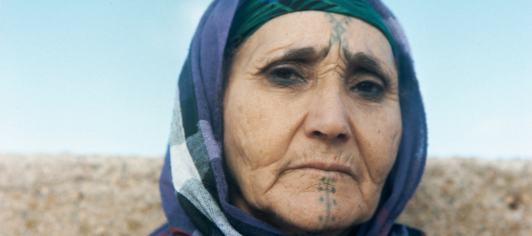 Amazigh woman with an Amazigh tattoo