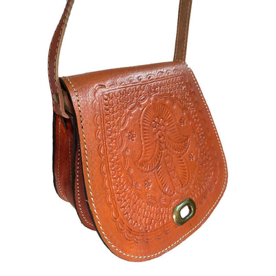 Crossbody Bag For Man In Genuine Leather LORENZO, HONEY,, 50% OFF