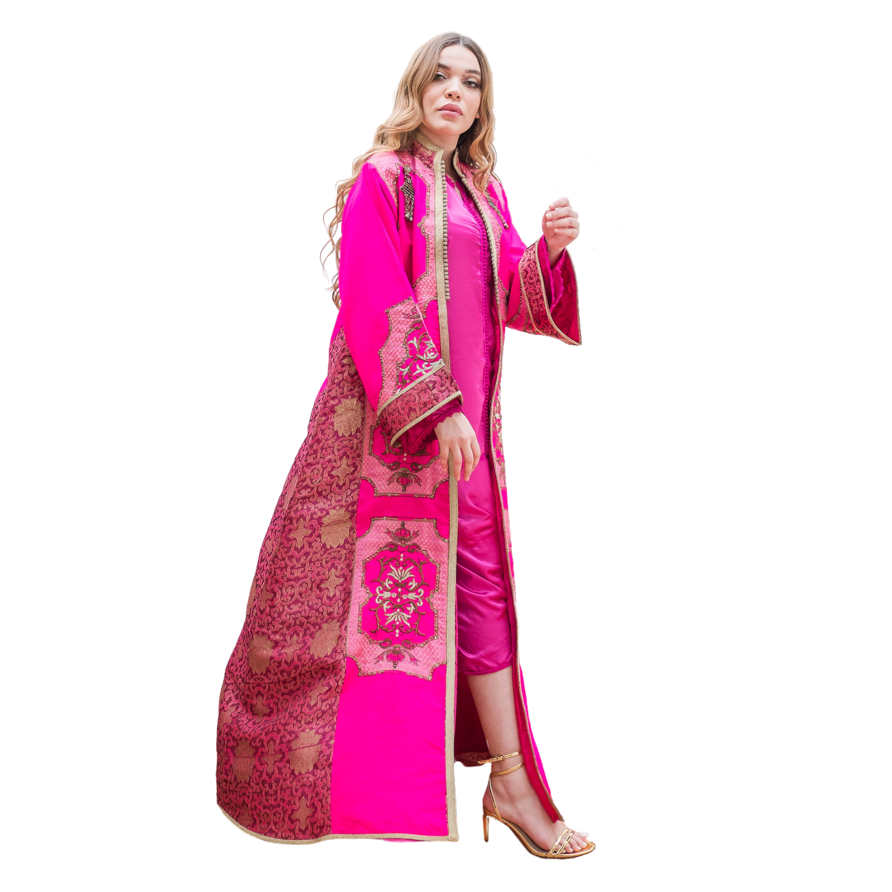 pink caftan