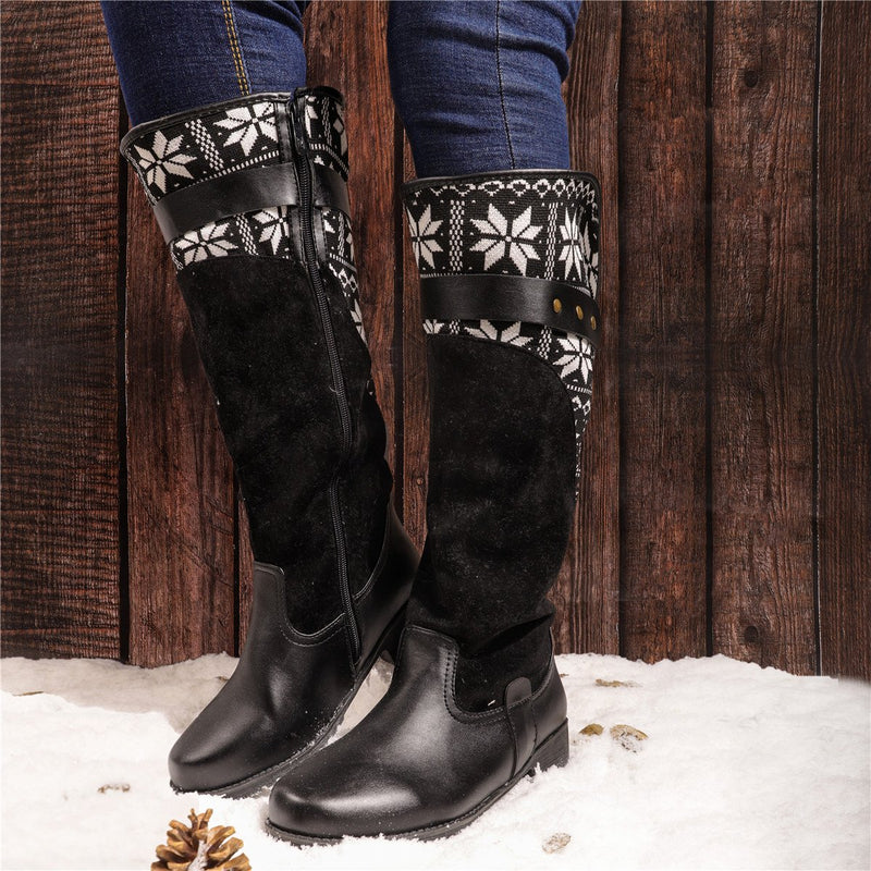 women kelsey boots zipper knitted fabric boots