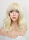 Billie Eilish Golden Blonde Wavy Synthetic Wig NS309