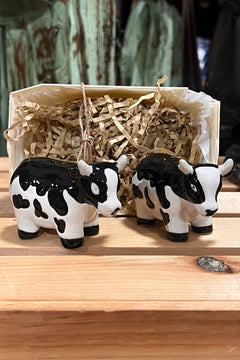 Cow Salt and Pepper Shakers