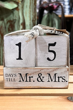 Countdown to Mr and Mrs