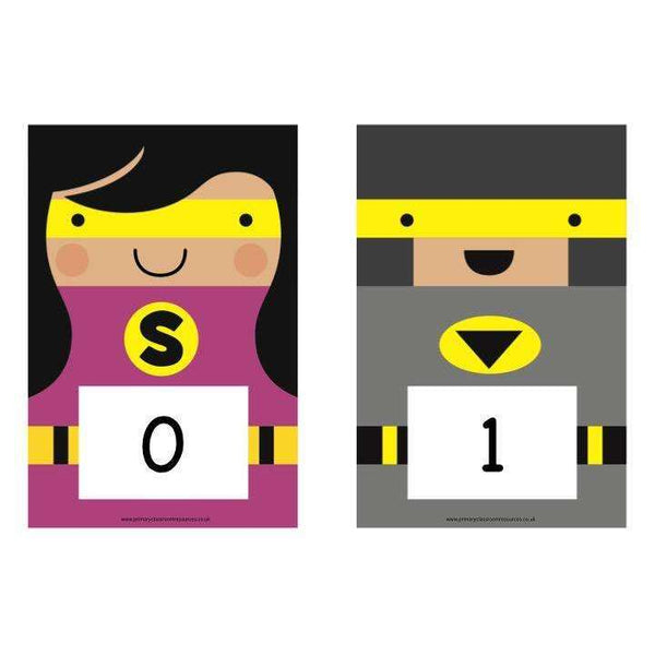a5-superhero-number-cards-0-20-10s-to-100-100s-to-1000-primary