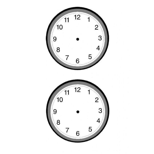 blank clock