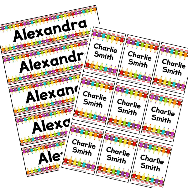 Editable Name Tray And Coat Peg Labels Bundle Primary Classroom Resources