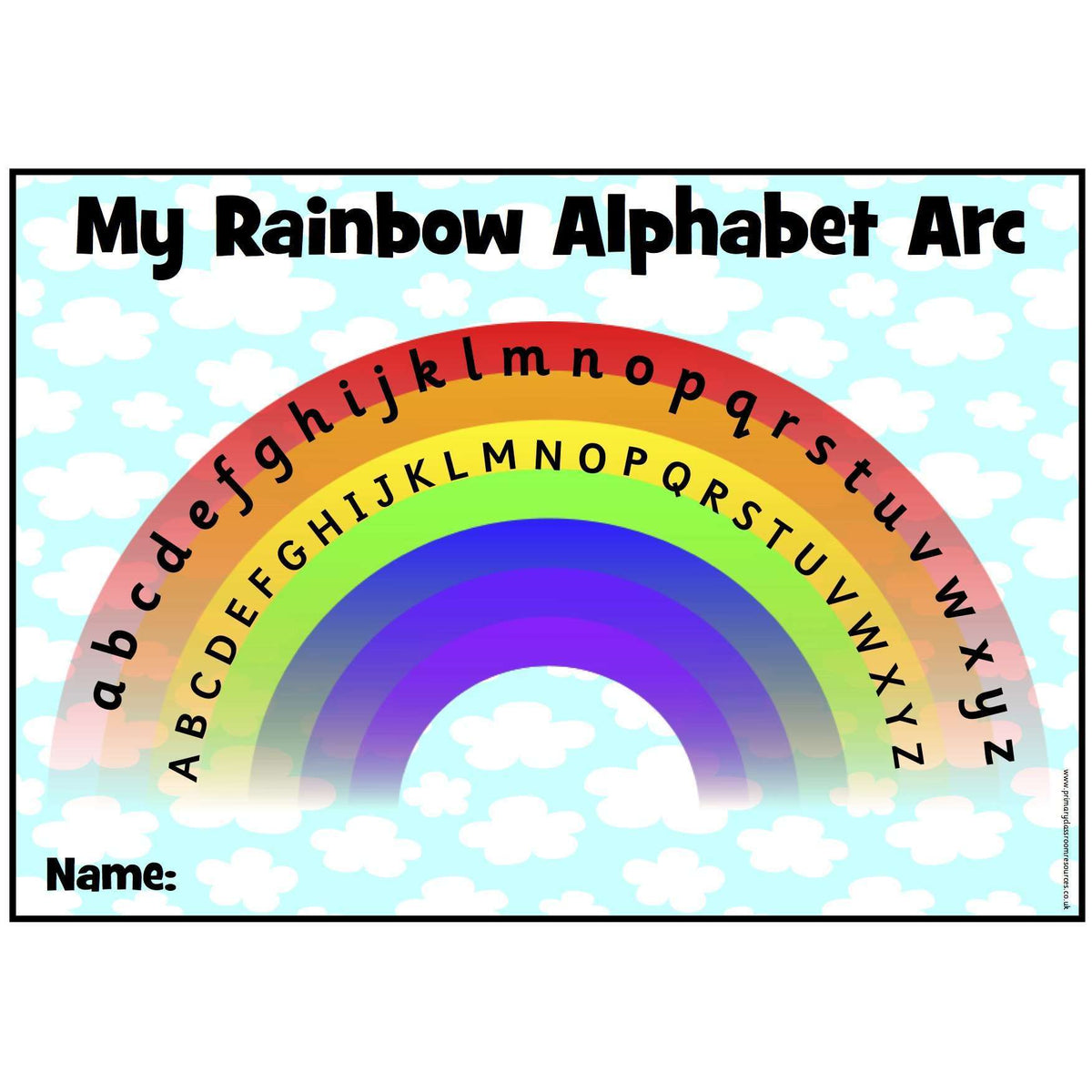 Alphabet Arc - How quickly can you say the name of each letter ...