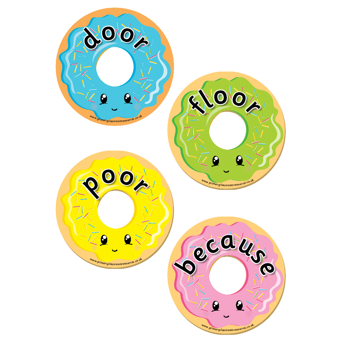 year-2-common-exception-words-donuts-primary-classroom-resources