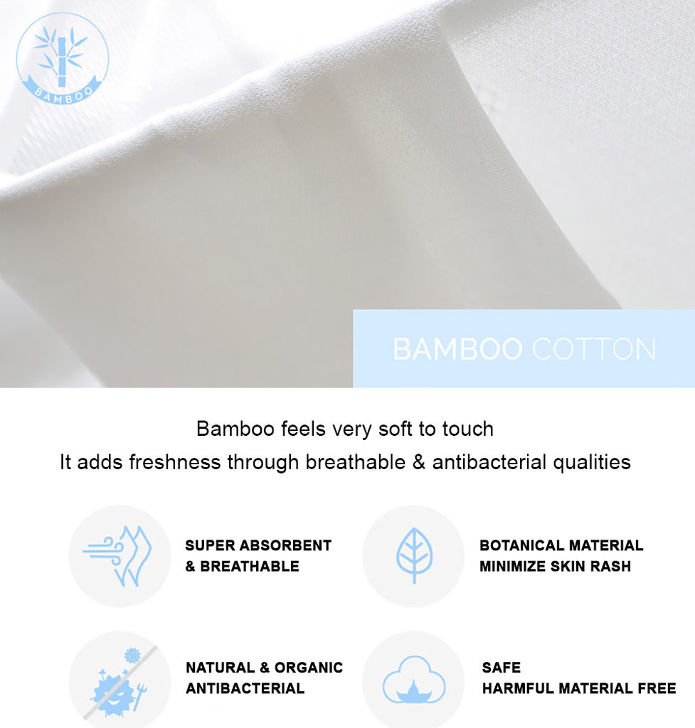 100% Bamboo Cloth Diaper Description