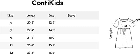 Beans Kaki Short Sleeve Dress Size Chart