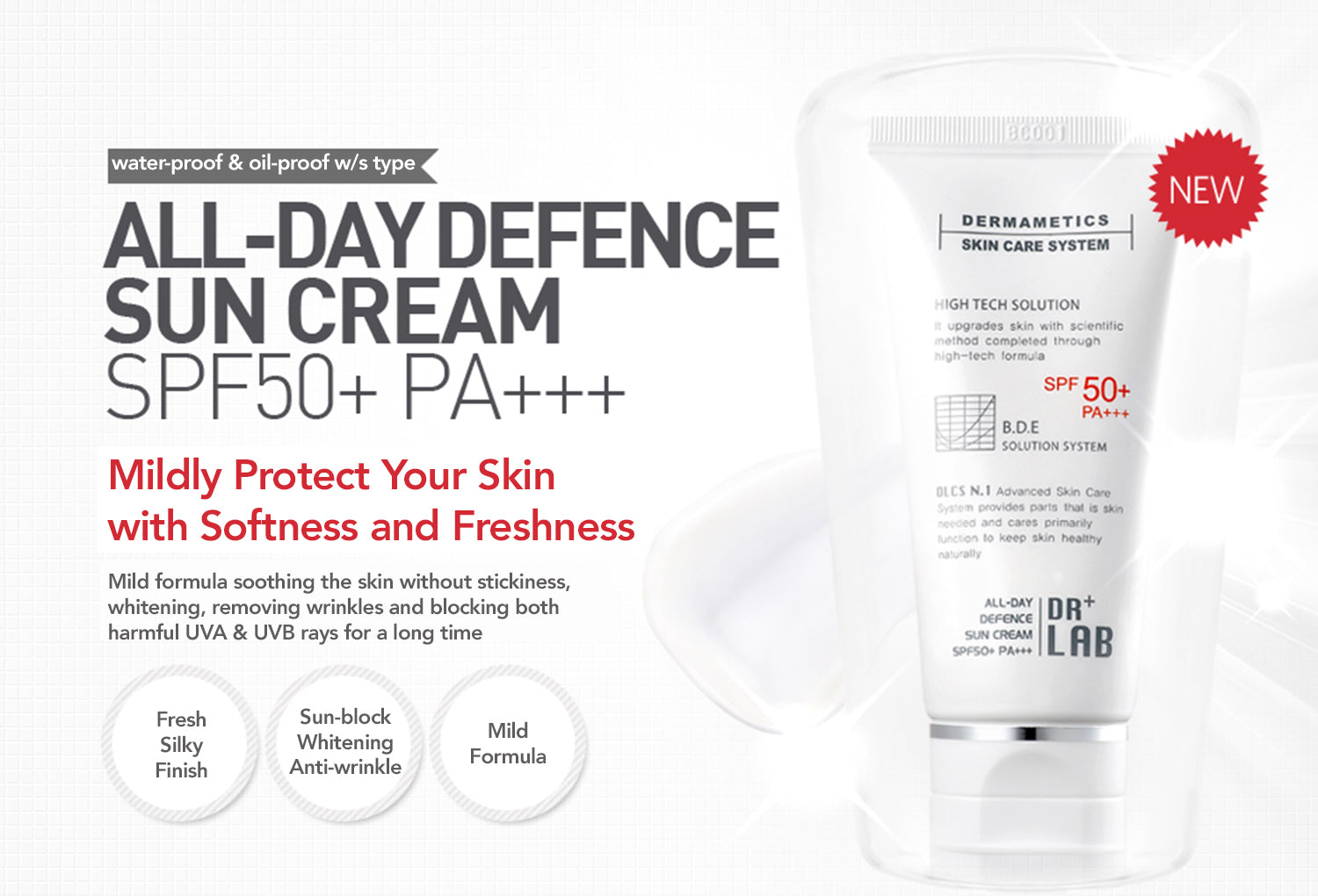 Dr+lab All-Day Defence Sun Cream Product Description 2