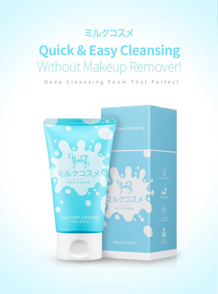 Milk Cosme Face Foam Cleansing 2