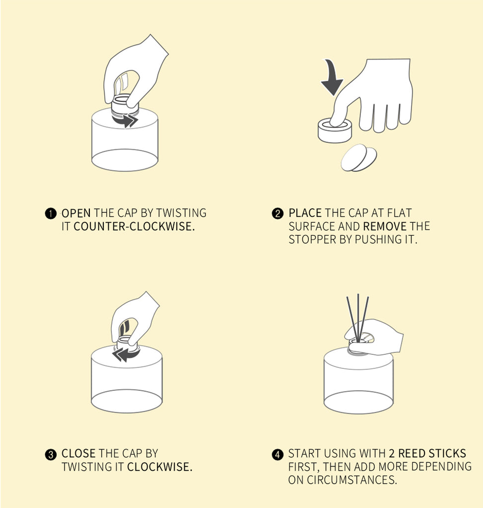 how to open a diffuser air freshener