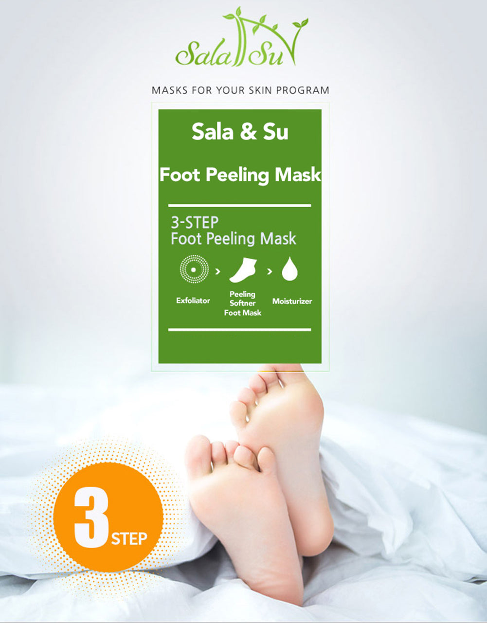 Sala&Su Foot Peeling Mask Product Description 1
