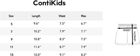 Linen Pintuck Shorts Size Chart