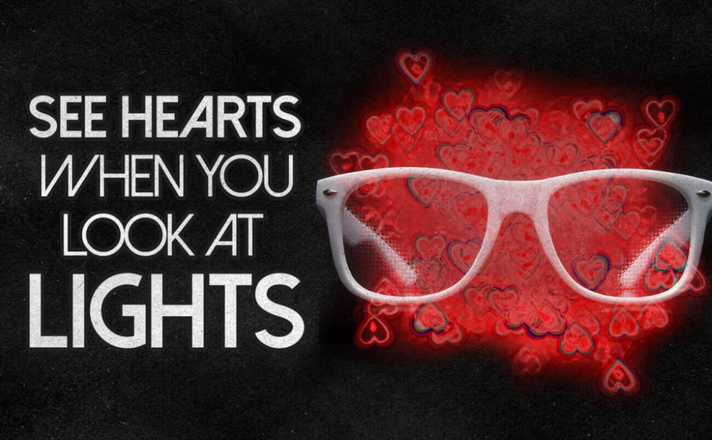 heart shaped diffraction glasses