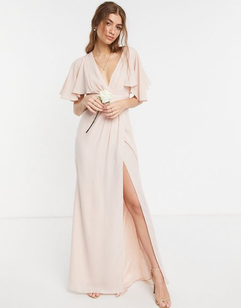 Satin for Fall Wedding Guest Dresses