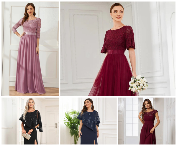 Lace fall wedding guest dresses