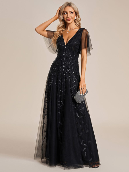 Sequin Maxi Long Dress