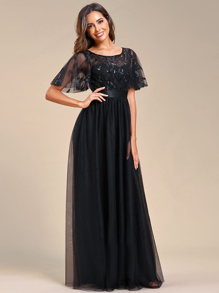 floor-length dresses for summer wedding guest