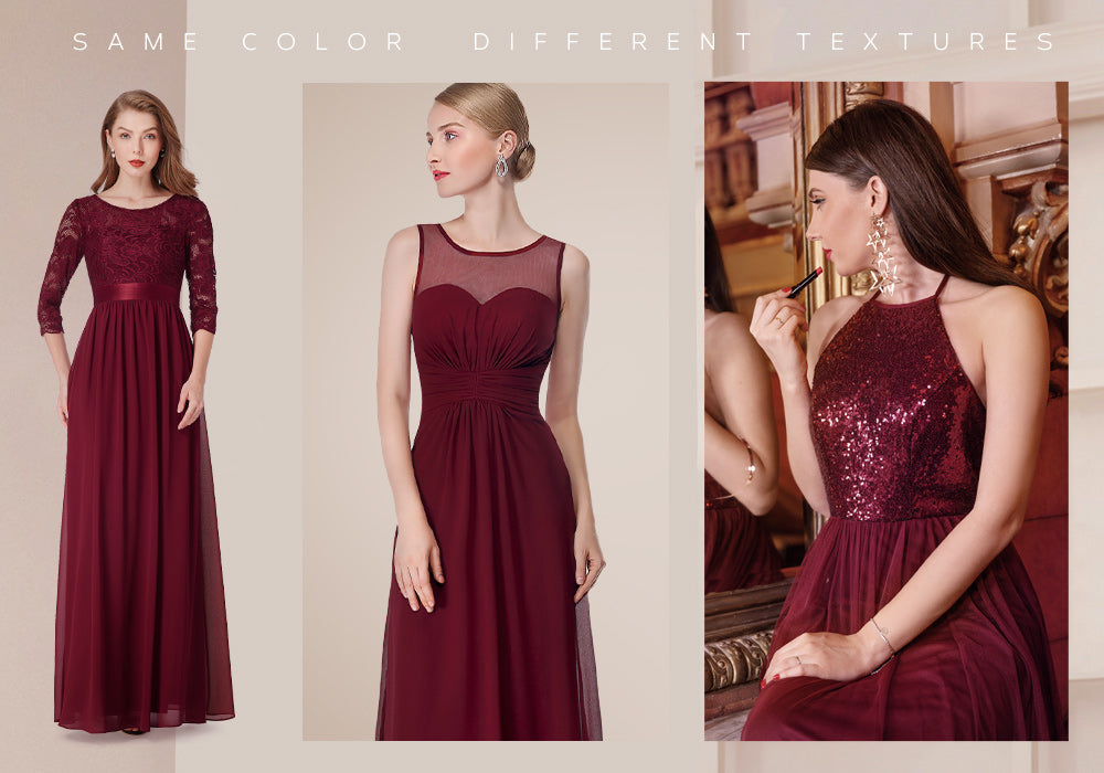 burgundy-bridesmaid-dresses