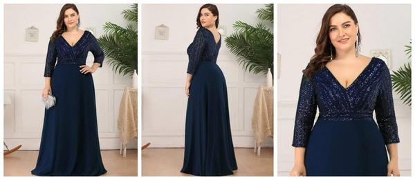 Formal Evening Dress with long Sleeve