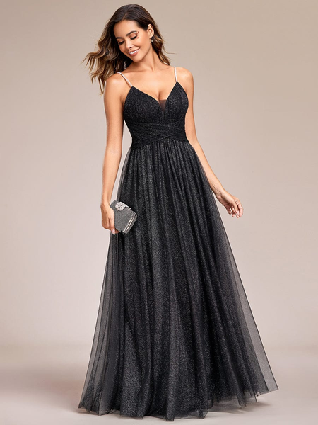 mesmerizing sequin prom dress