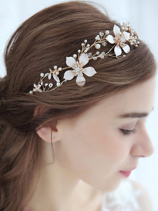 Rhinestone Daisy Bridal HeadwearWedding Hair Accessories - Ever-Pretty US