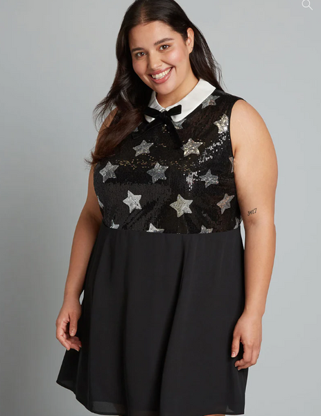 ModCloth Plus Size Reigning Starlet A-Line Dress