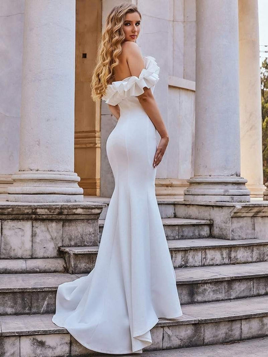 Off-Shoulder-A-line-Mermaid-Evening-gown