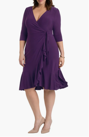 Plus Size Whimsy Wrap Dress