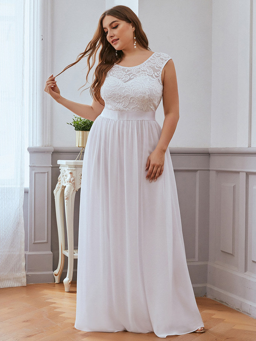 Subtle-Round-neck-A-line-Wedding-Dress