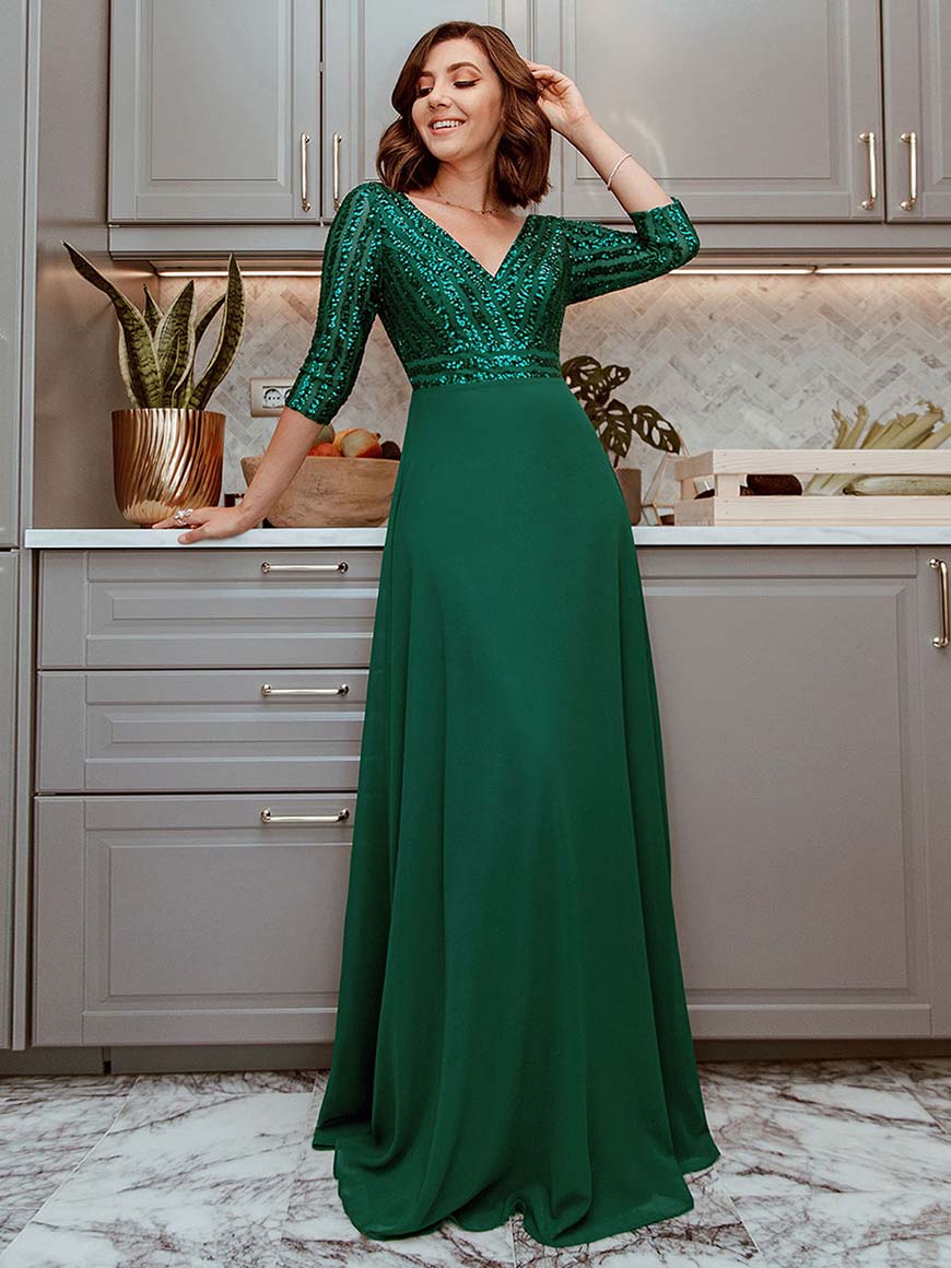 a-dark-green-evening-gown
