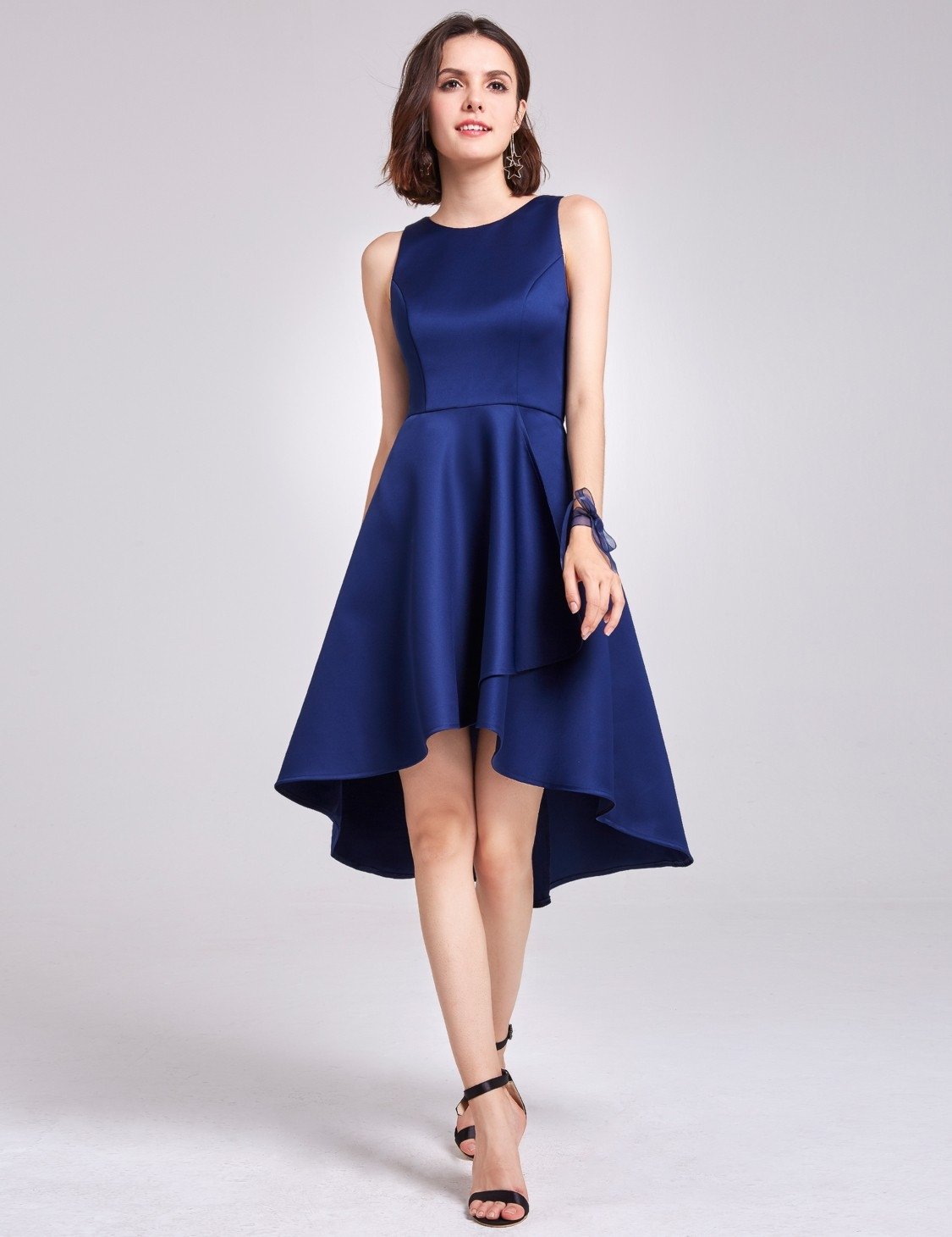 dresses in navy blue colour