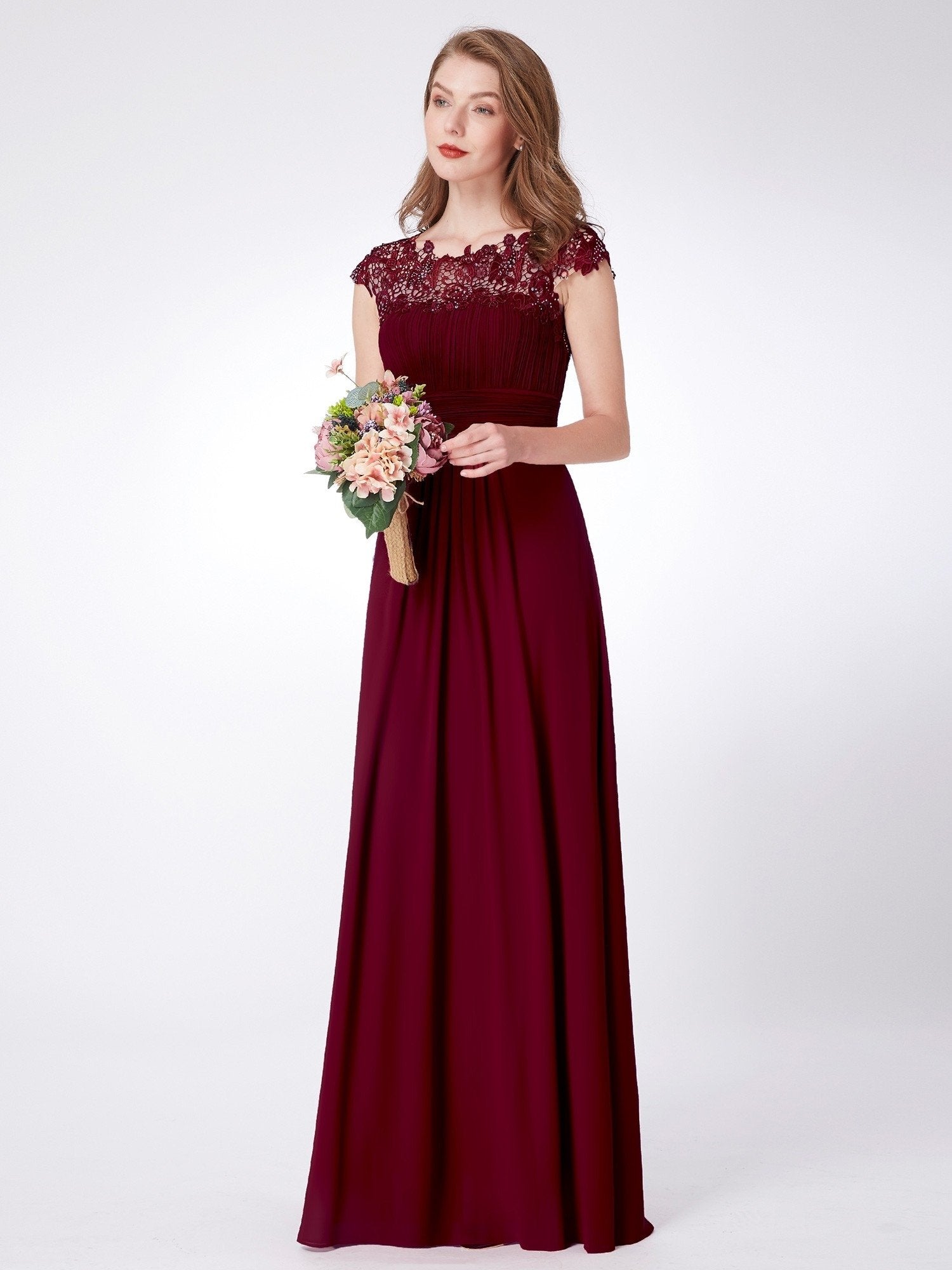 burgundy dress to wear to a wedding