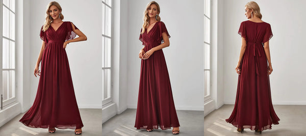 Tie-Waist Bridesmaid Dress