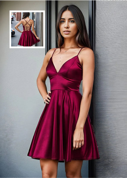 A-Line Short Homecoming Dresses