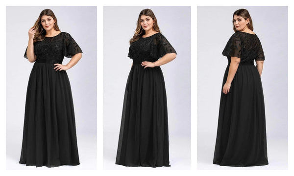 Plus Size Embroidered Holiday Dresses
