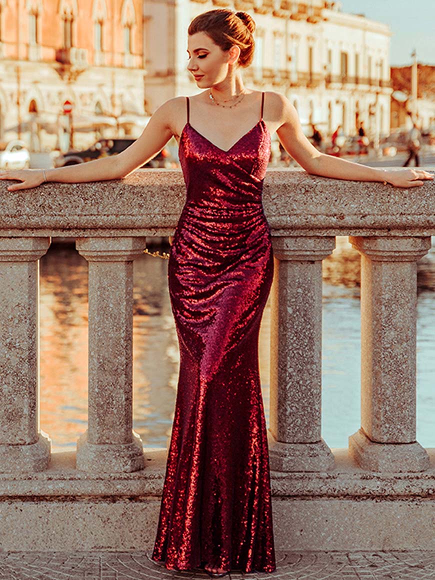 larisa-in-sequin-evening-dress