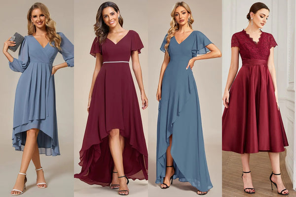 flowy midi dresses for summer wedding guest