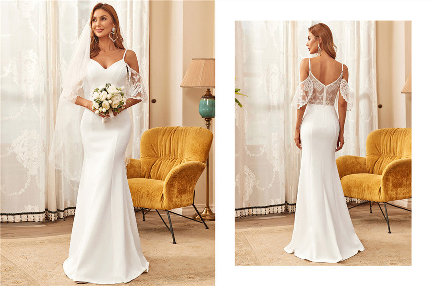 white-mermaid-wedding-dress