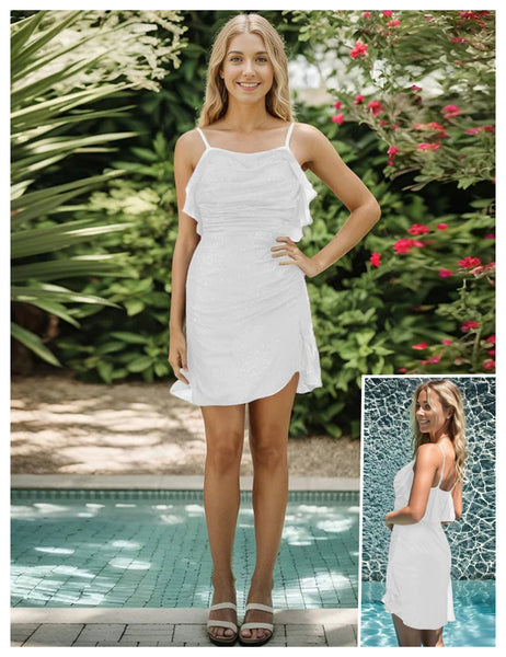 white Graduation dresses