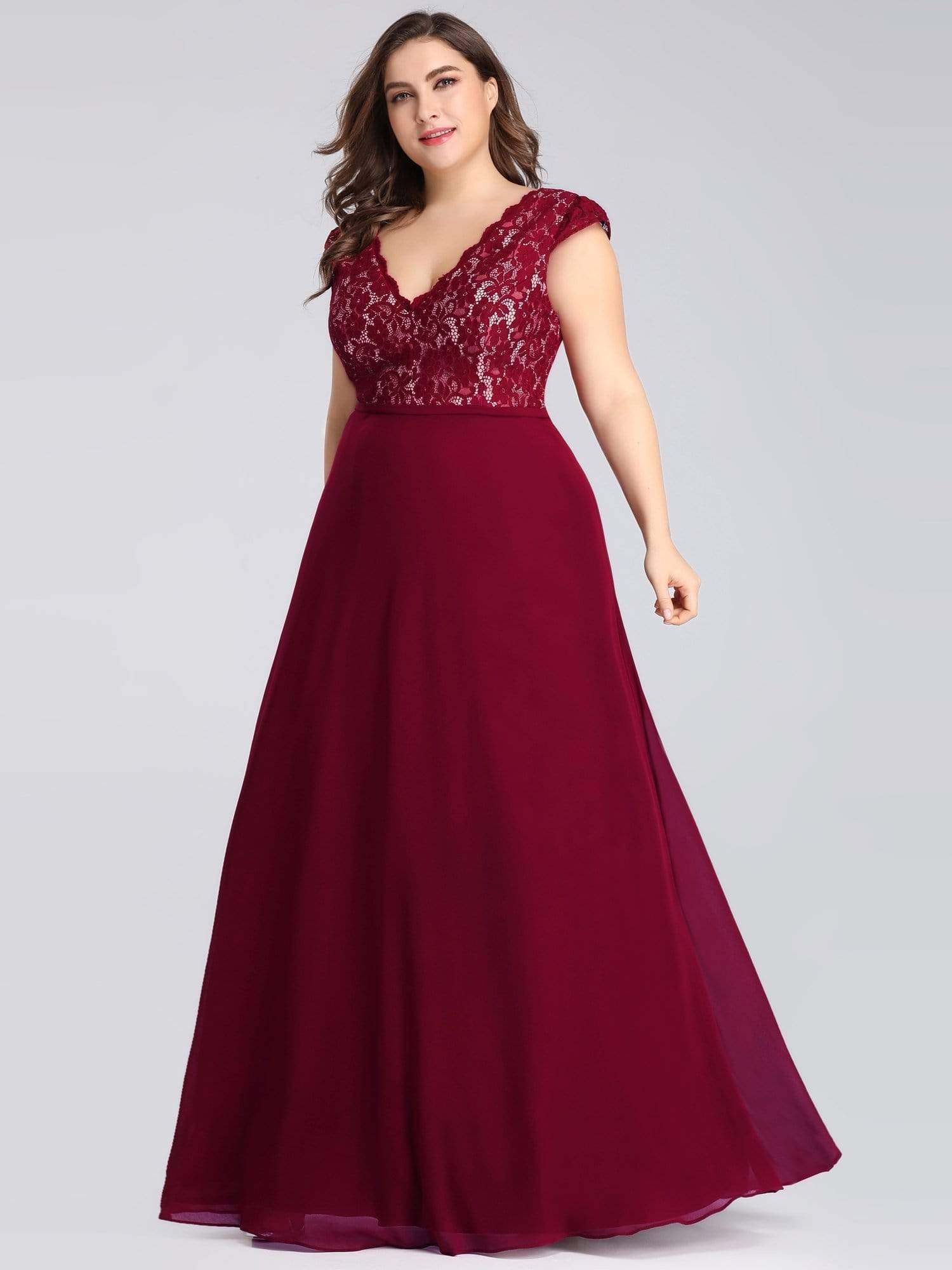 plus size lace formal dresses