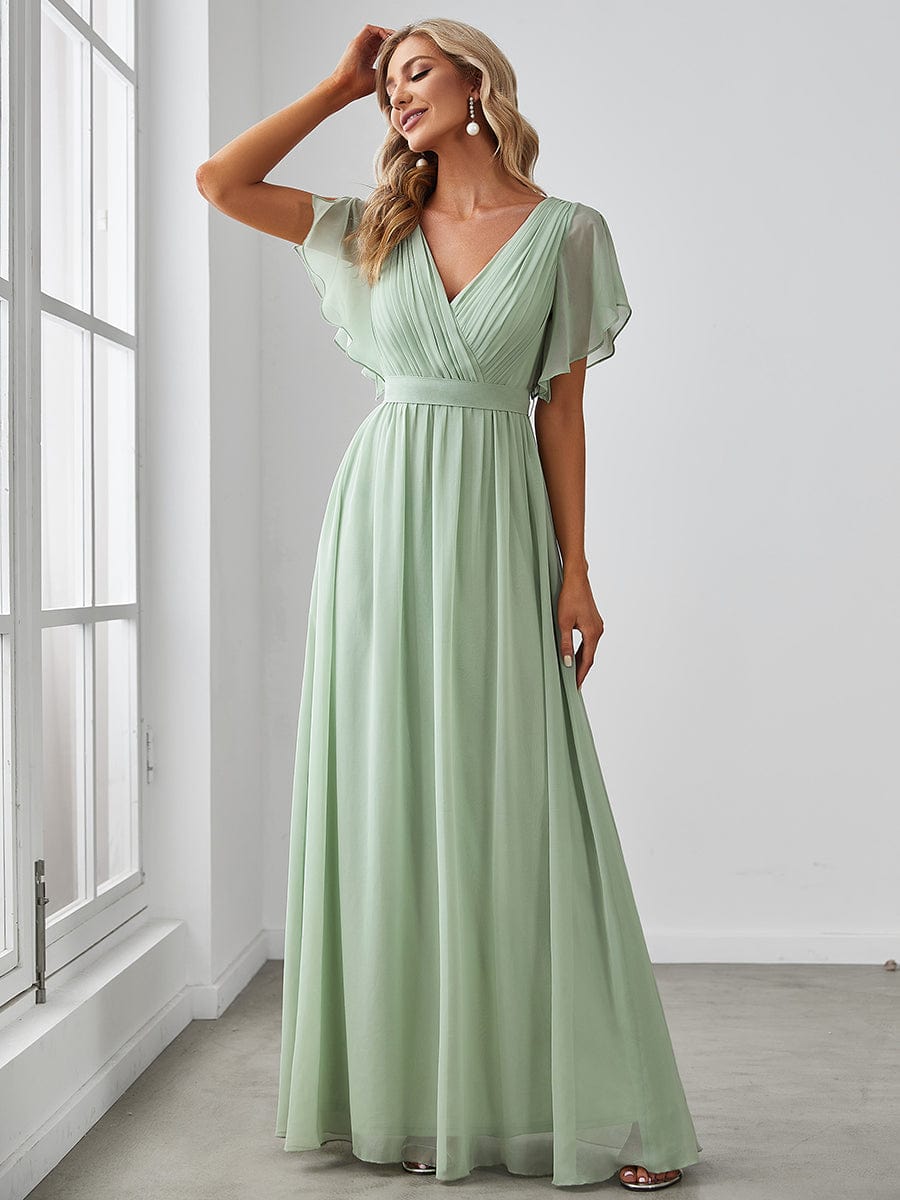 Sage Green Bridesmaid Gowns