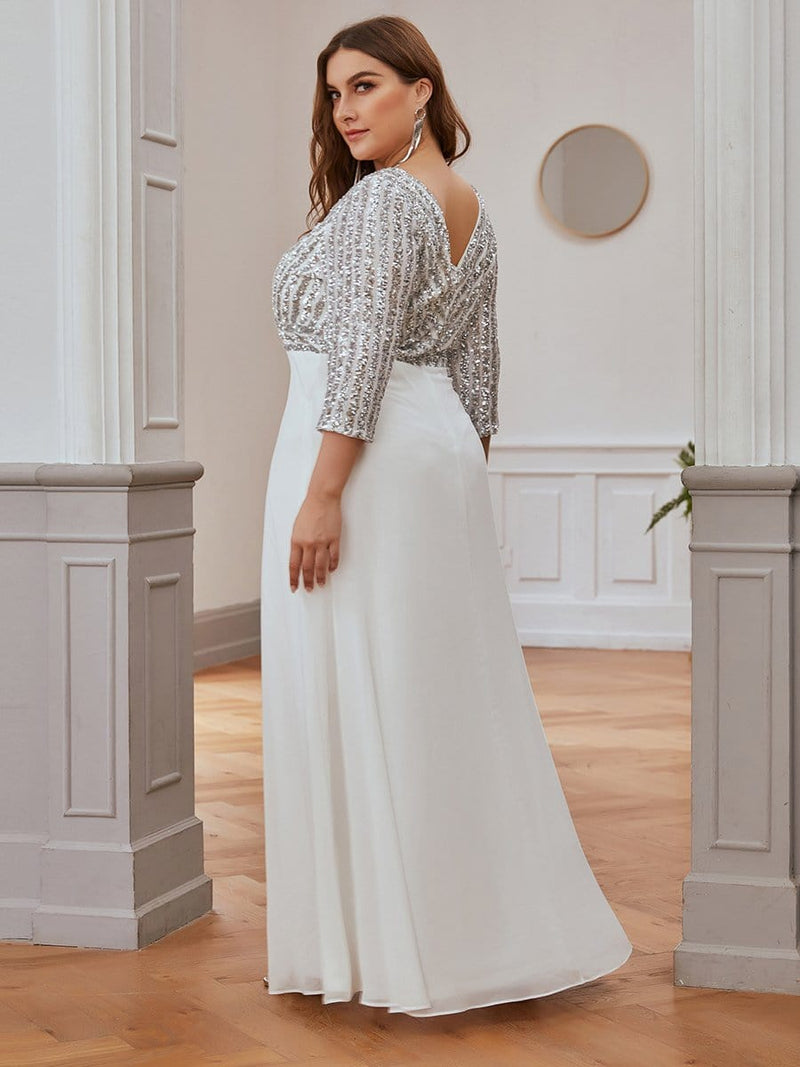 plus-size-sequin-bodice-flowy-white-wedding-dress-with-sleeves-ever-pretty-us