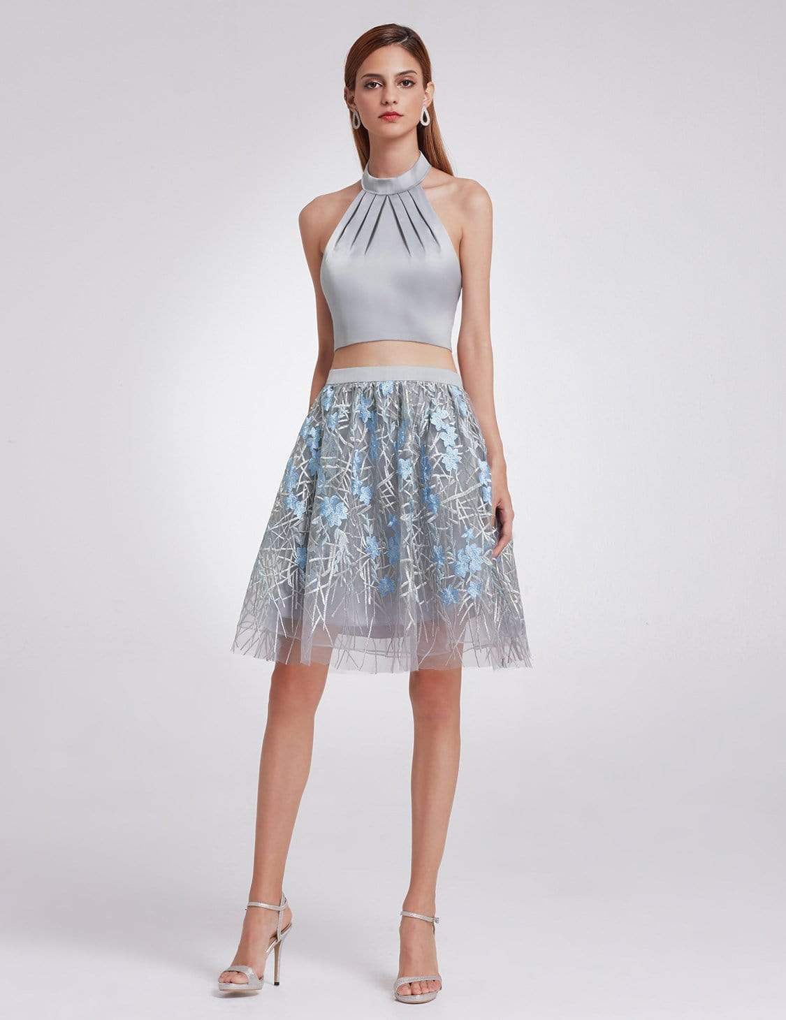 Party Wear Crop Top With Skirt Online ...