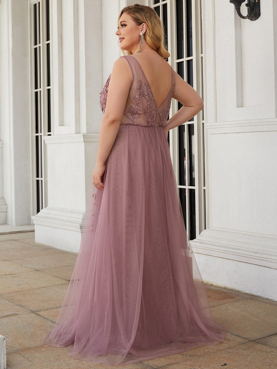 Maxi Long Elegant Ethereal Tulle Evening Dress